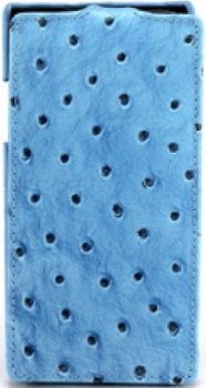 Чехол для Sony Xperia S Melkco Ostrich Blue Чехол для Sony Xperia S Melkco Ostrich Blue